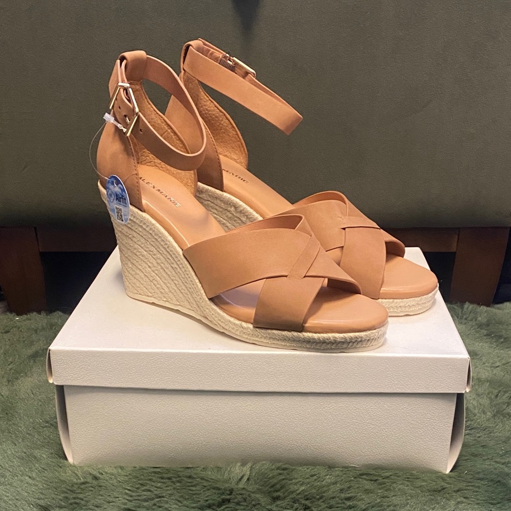 Alex Marie Tan Espadrille Wedges
